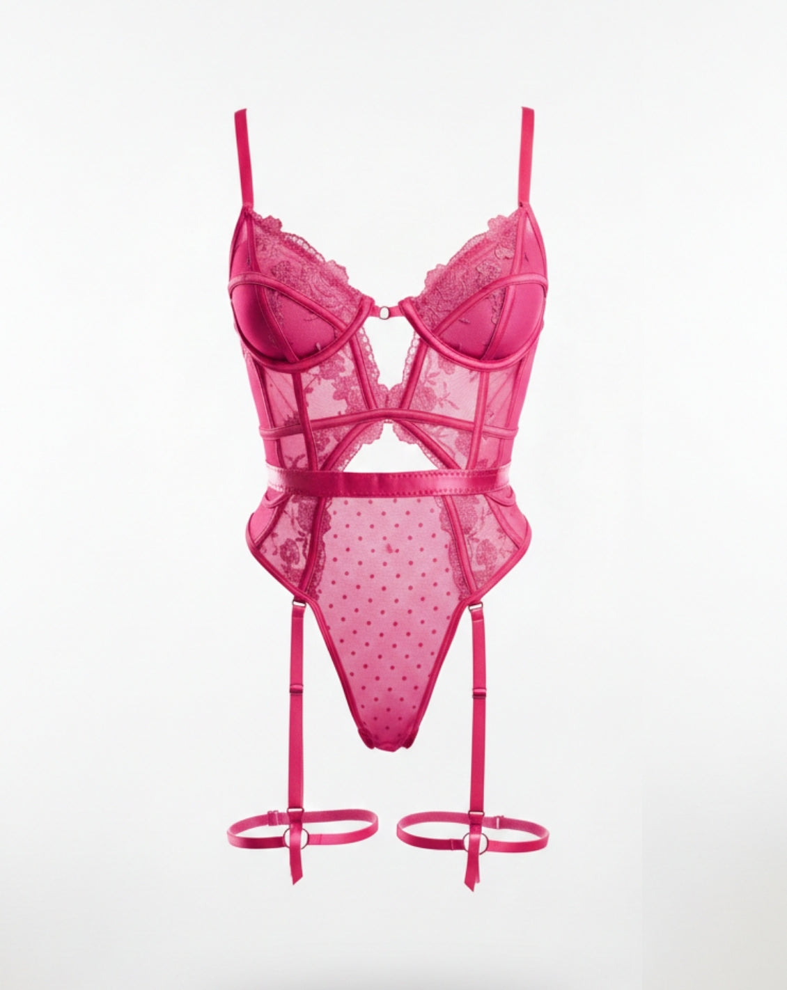 LIVC - Lingerie Body Dames Kant – Met Dijbeenband – Sculpting Pasvorm & Draagcomfort