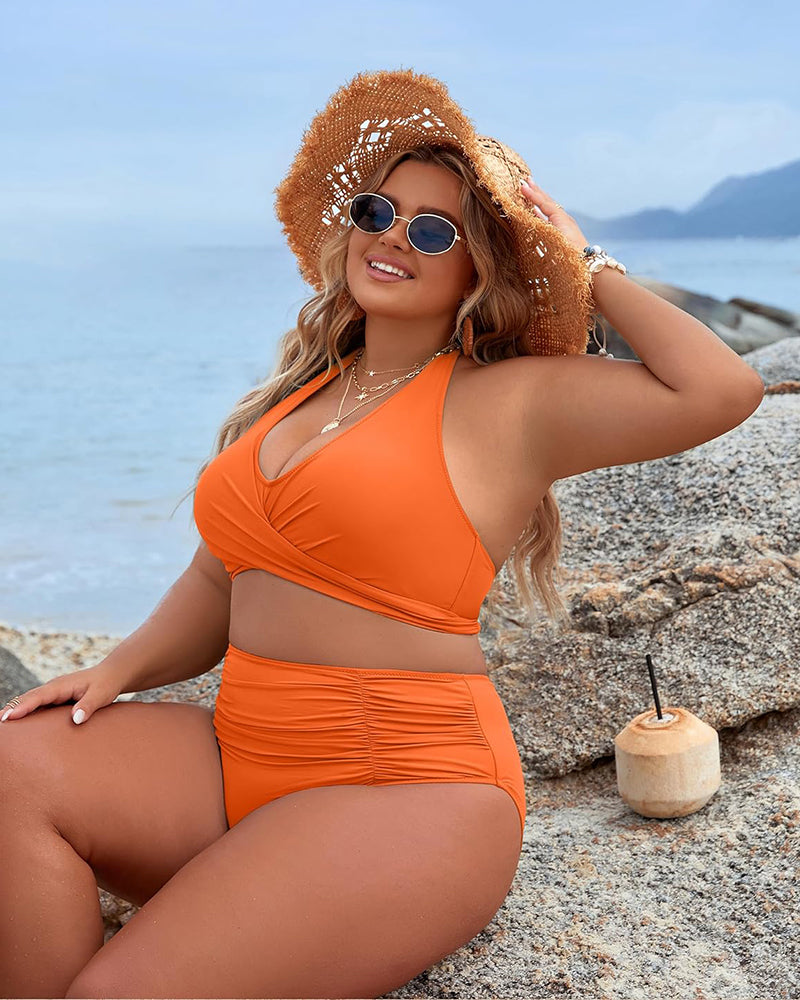 Yena Bikini Dames – Halter Set met High-Cut Bottom