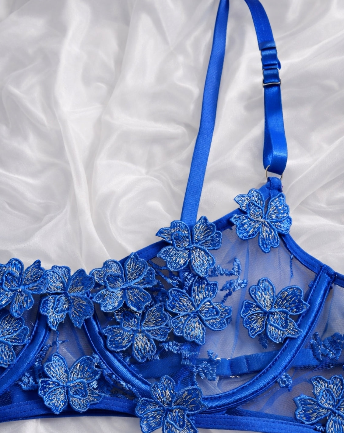 AQURA - Lingerieset Dames Bloemen Kant – Luxe – Elegante Set met Sensuele Look