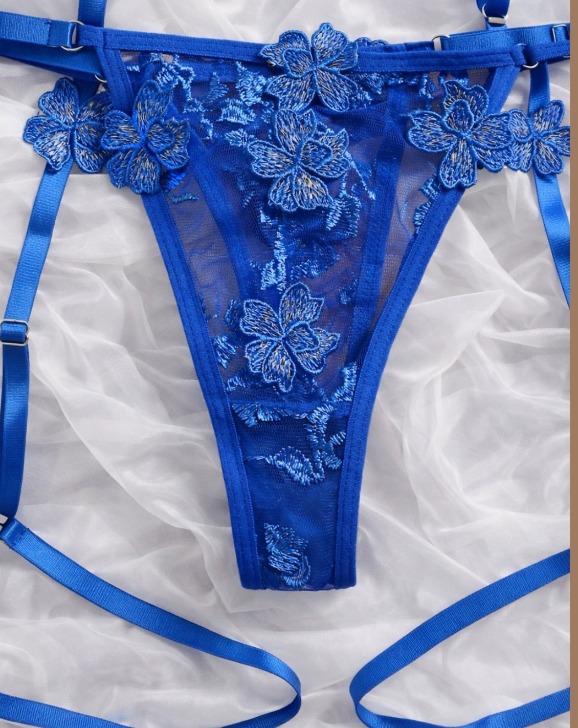 AQURA - Lingerieset Dames Bloemen Kant – Luxe – Elegante Set met Sensuele Look