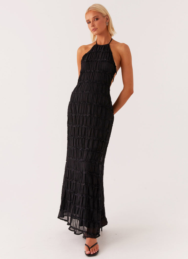 Maxi Jurk Halter – Open Rug Zomerjurk Dames