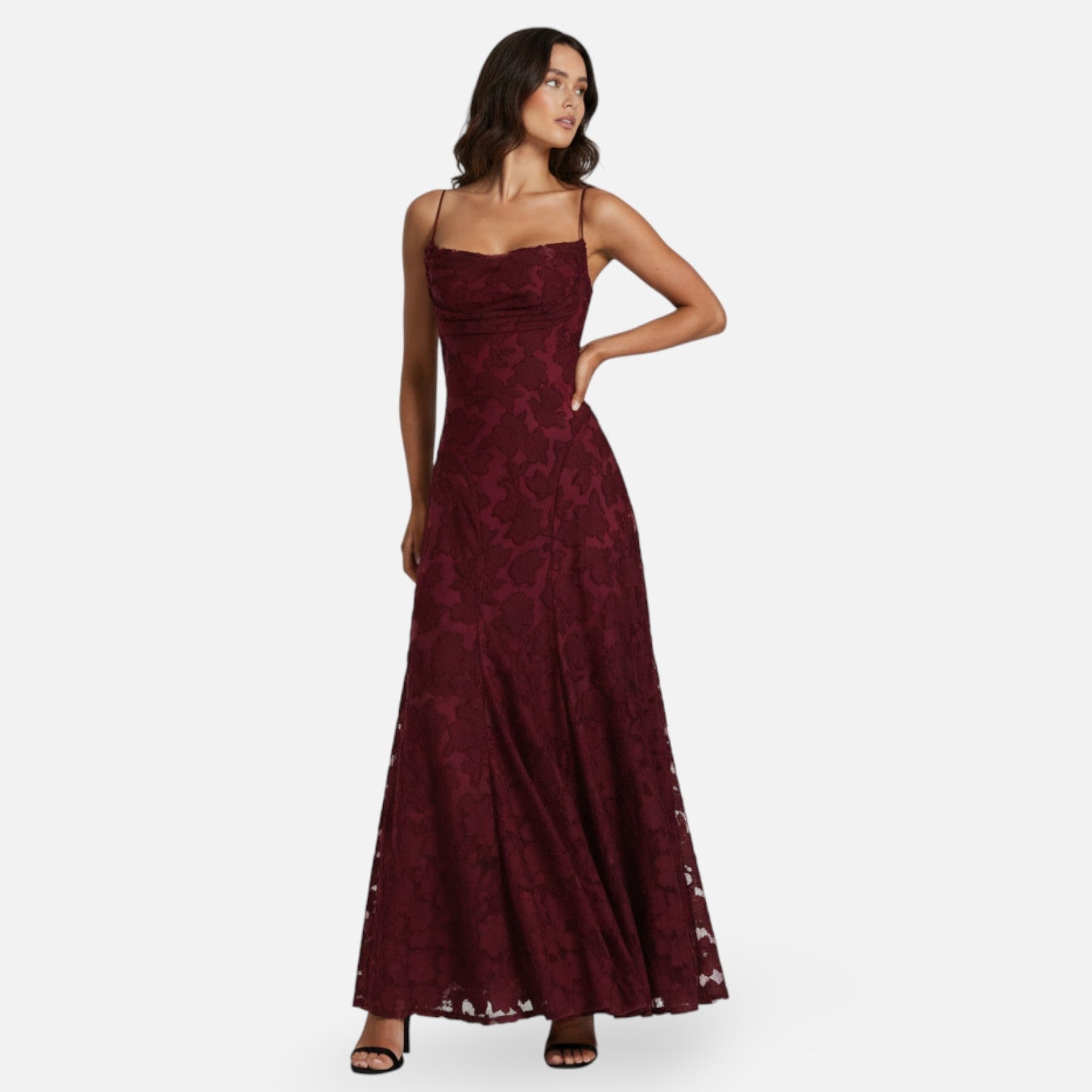 Maxi Jurk Elegante A-Lijn met Godet Panelen