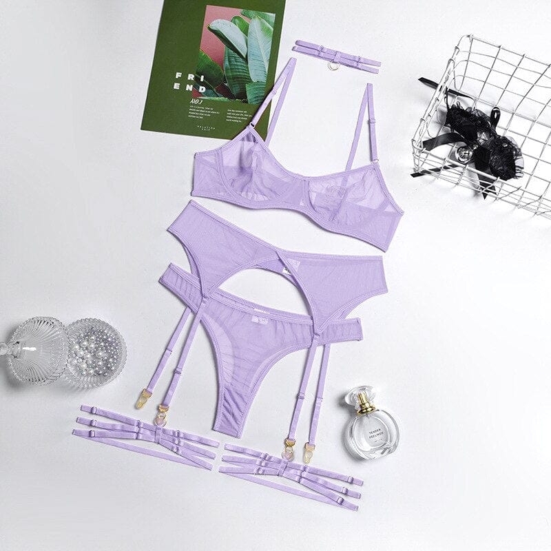 LIVC - Lingerieset Dames – Transparant – Luxe Lingerie met Comfort