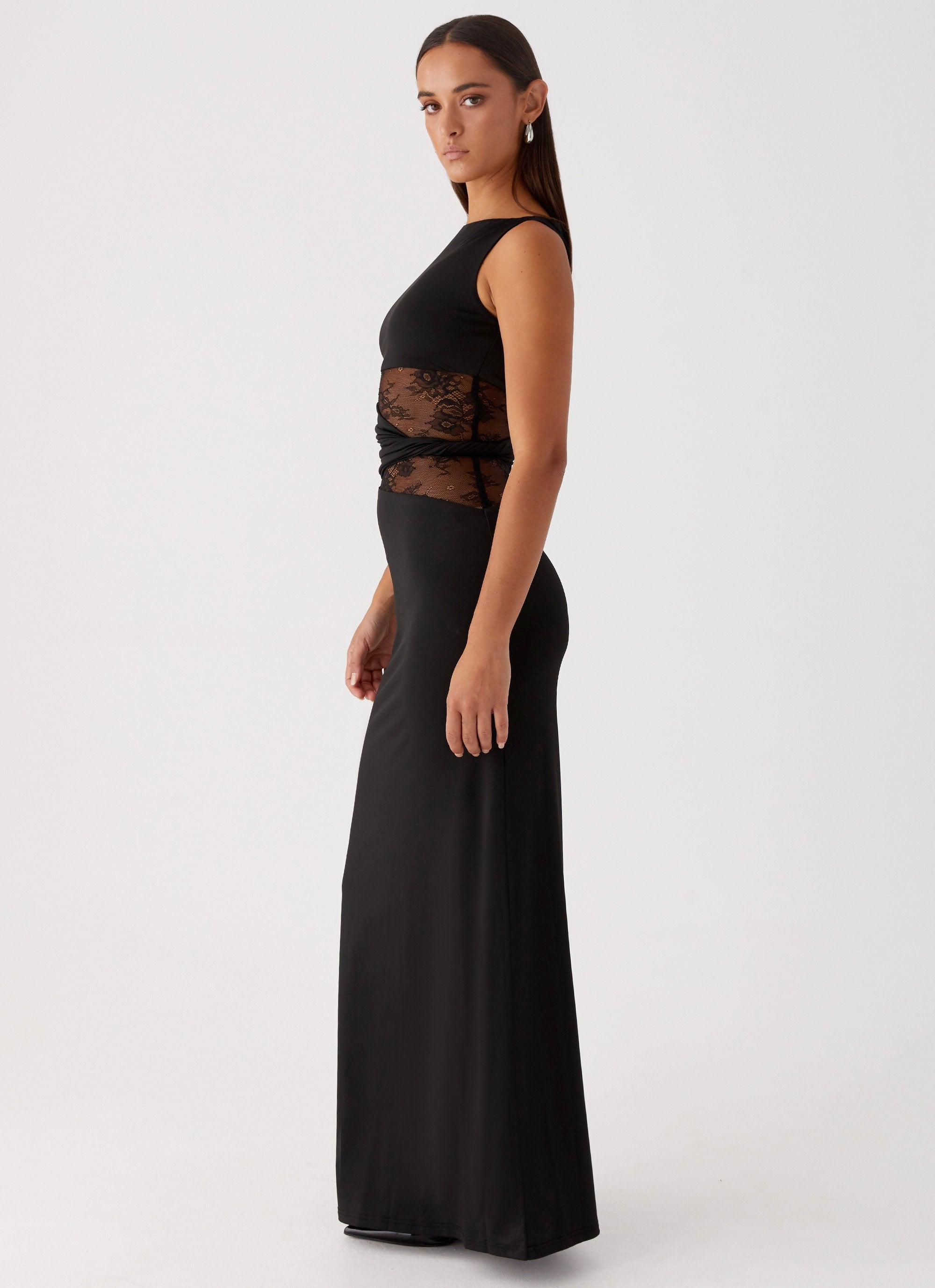 Maxi Jurk Ronde Hals – Kant Zomerjurk Dames