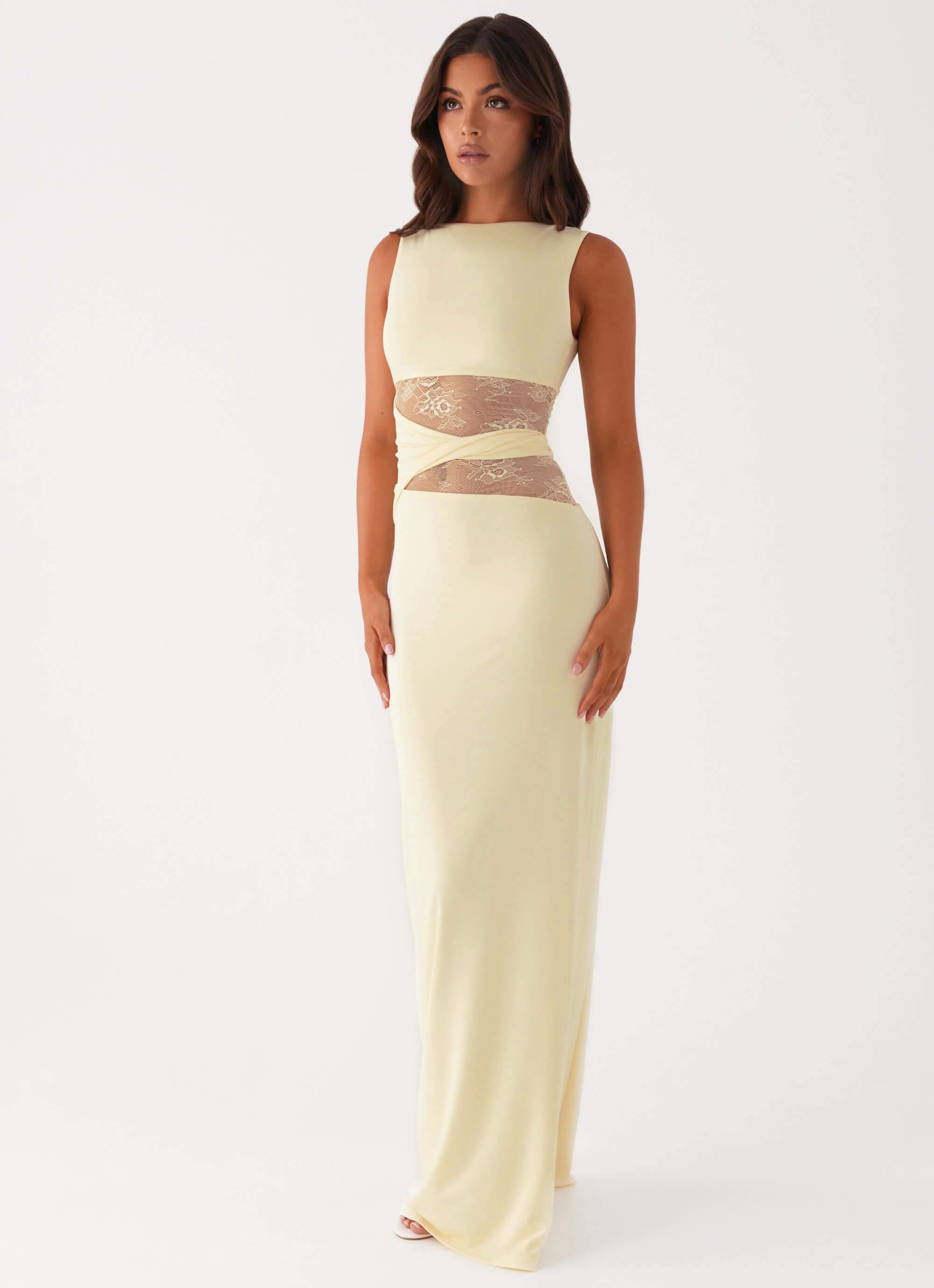 Maxi Jurk Ronde Hals – Kant Zomerjurk Dames