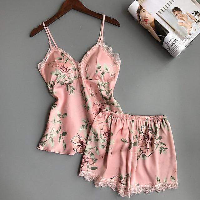 FLORA - Pyjamaset Dames Kant – Elegante Look & Soepele Pasvorm