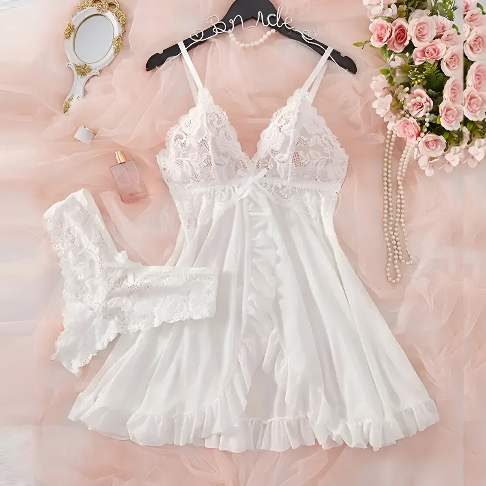 VERONA - Lingerieset Dames Kant – Sierlijk – Verfijnde Set & Vrouwelijke Pasvorm