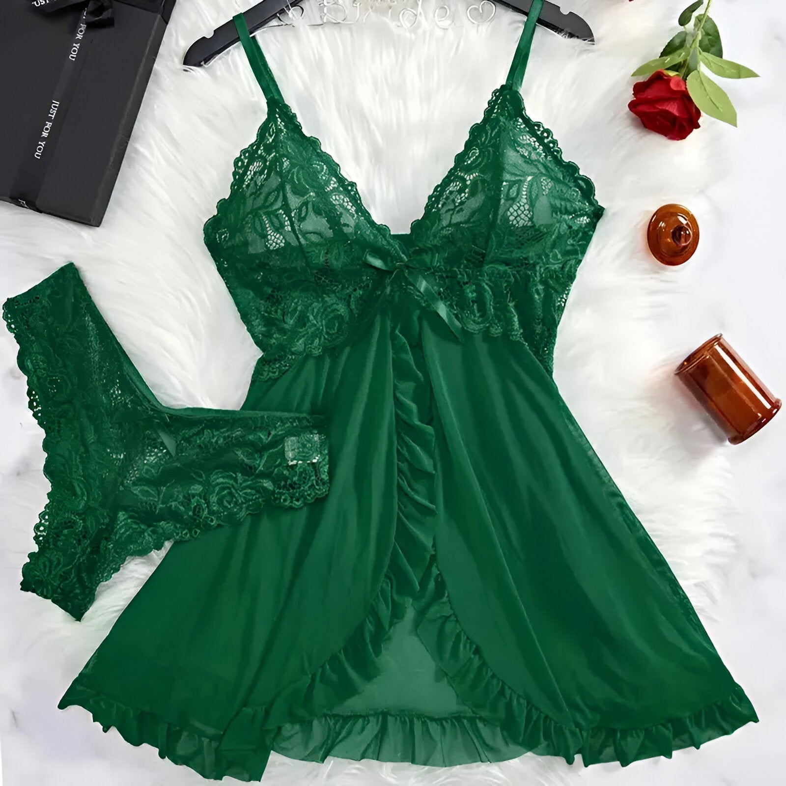 VERONA - Lingerieset Dames Kant – Sierlijk – Verfijnde Set & Vrouwelijke Pasvorm