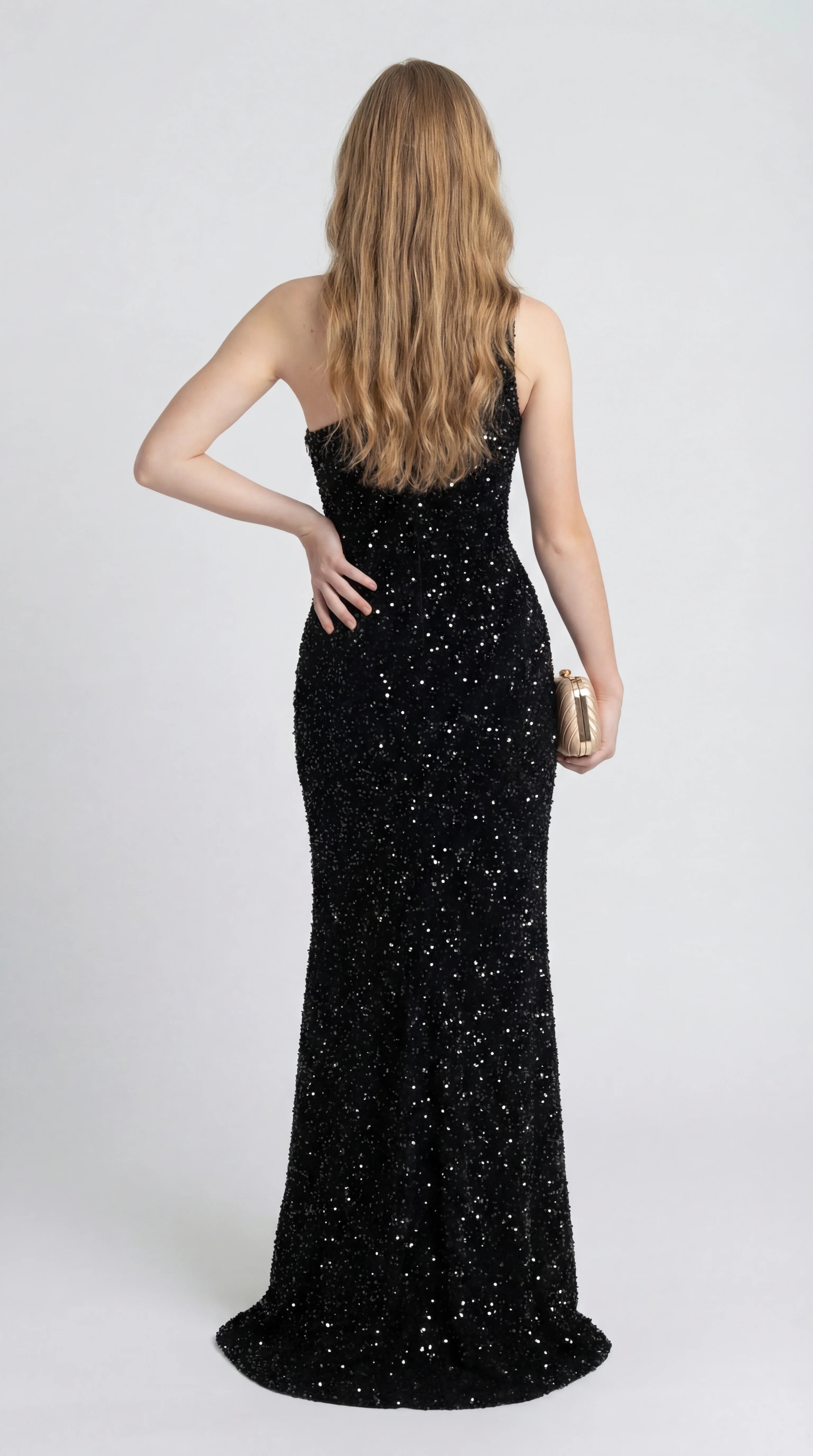 Midi Jurk Square Neck met Gedetailleerd Design