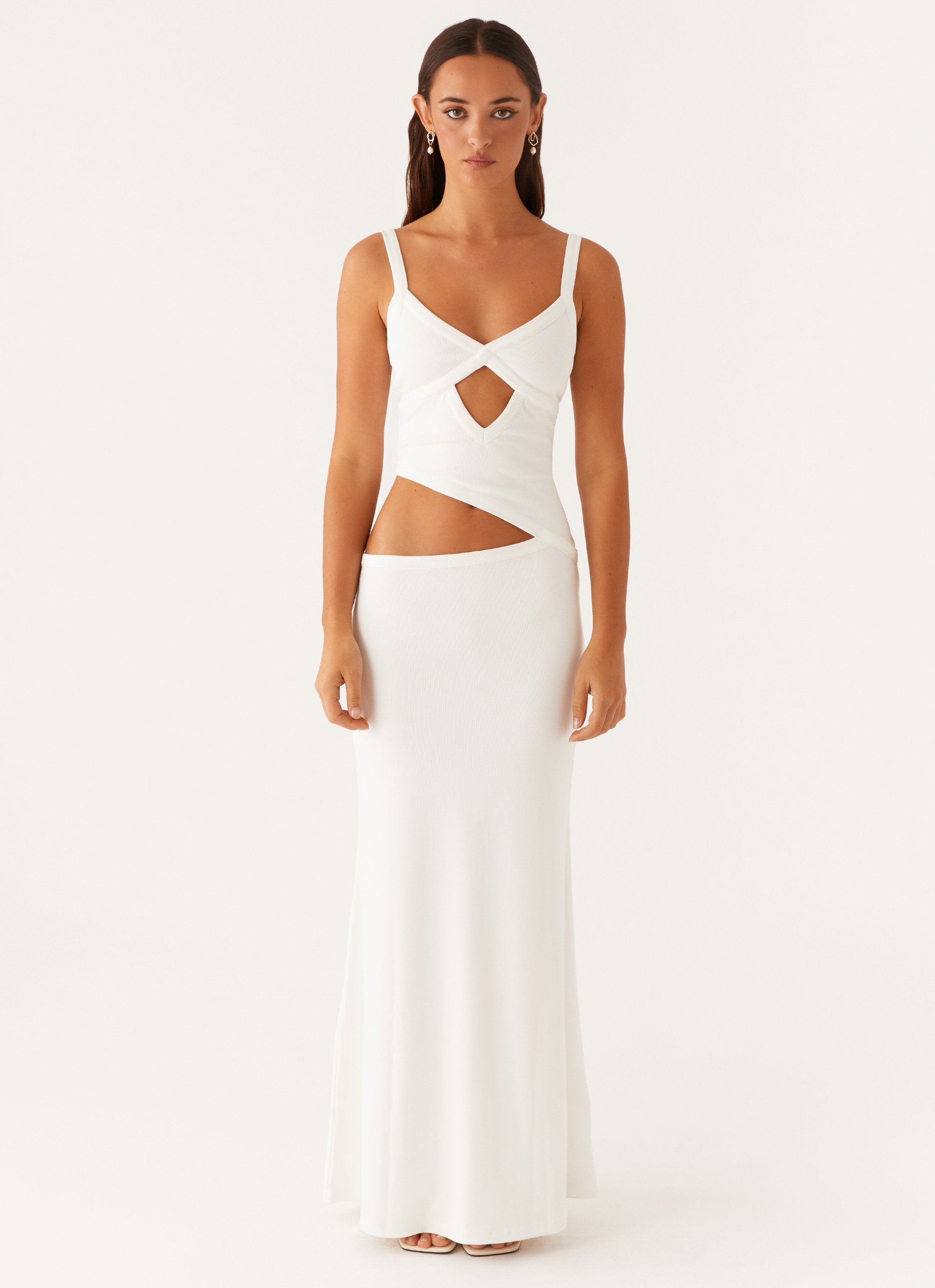 Maxi Jurk Dames – Open Rug met Strik Zomerjurk