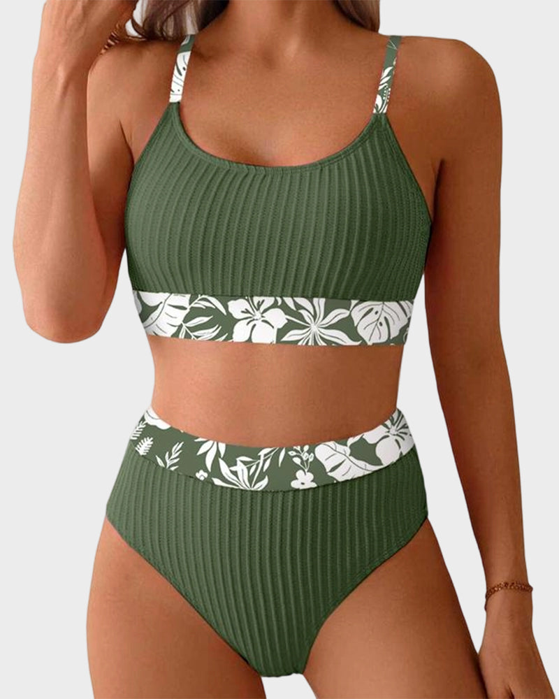 SENA Bikini Set Dames – Sportieve Ribbed Set met Shaping Fit