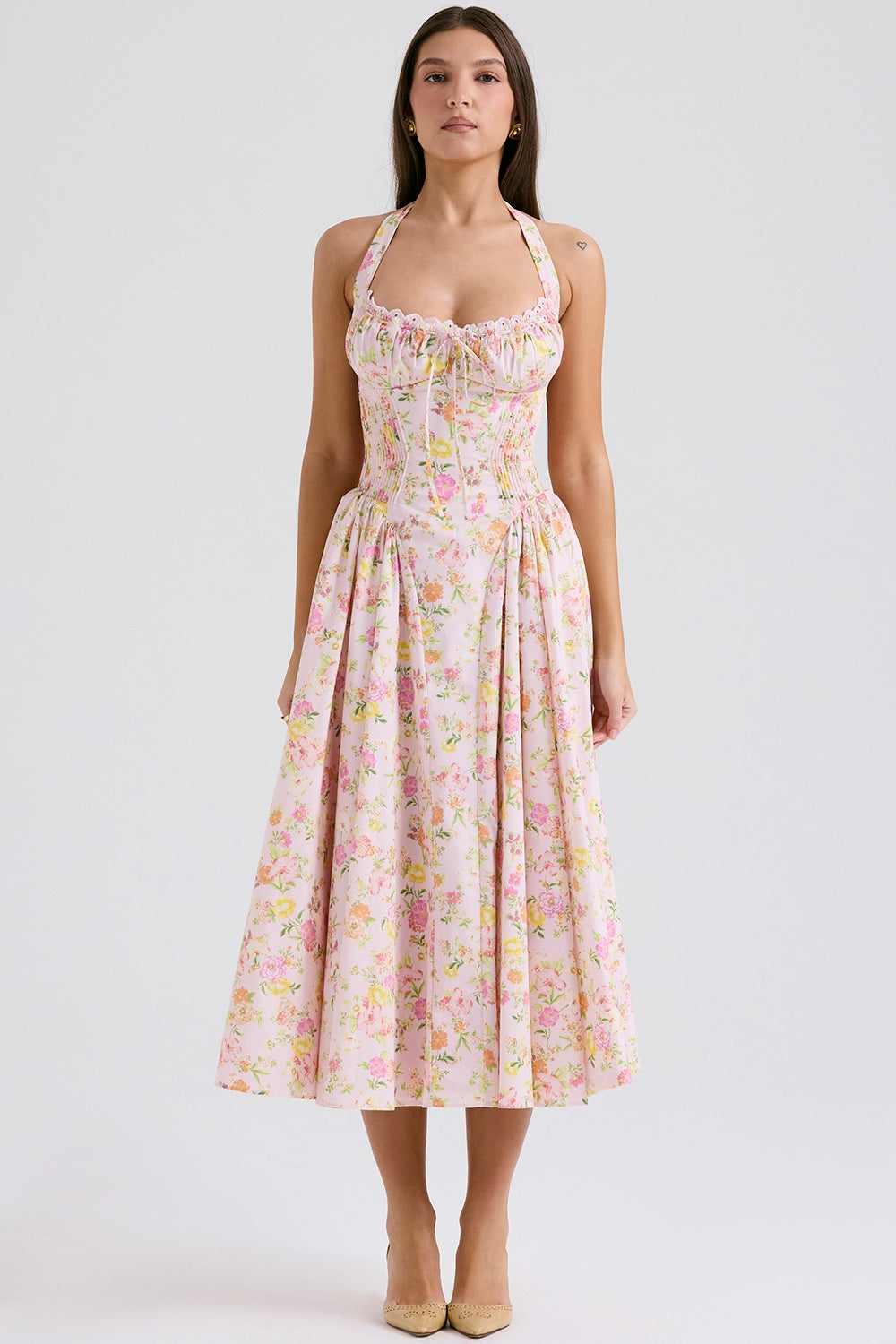Midi Jurk Dames – Elegante Zomerjurk Aansluitend