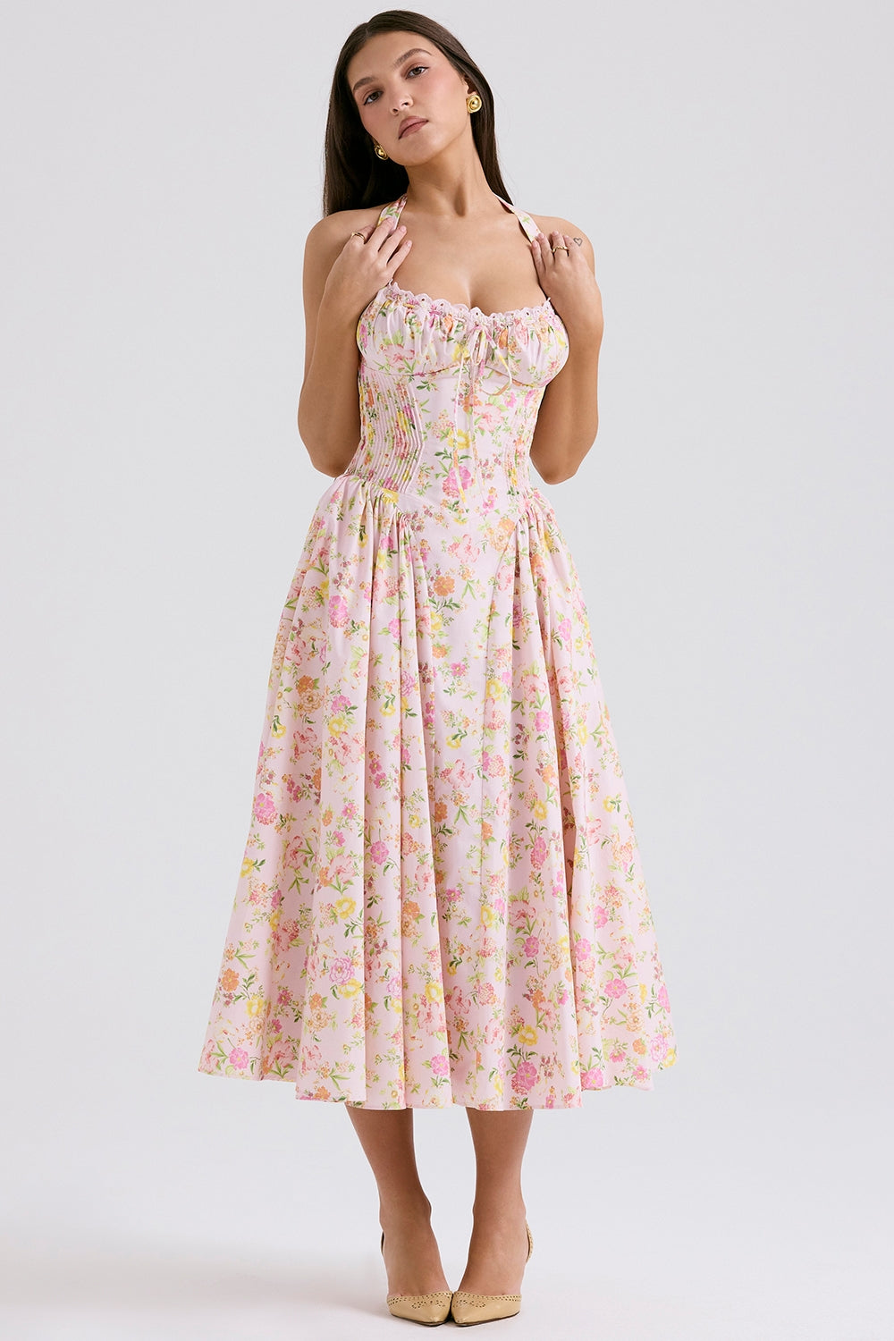 Midi Jurk Dames – Elegante Zomerjurk Aansluitend