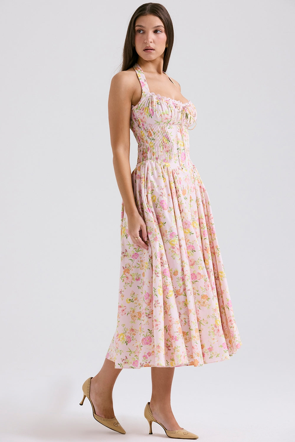 Midi Jurk Dames – Elegante Zomerjurk Aansluitend