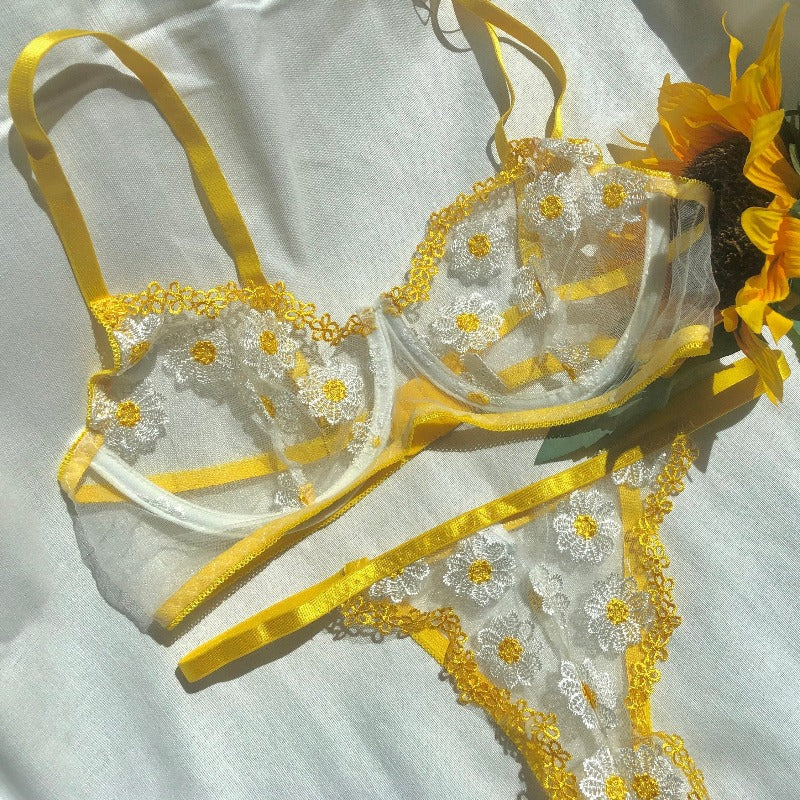 EMBROIDERY COLLECTION - Lingerieset Dames Geborduurd – Elegante Set met Comfort