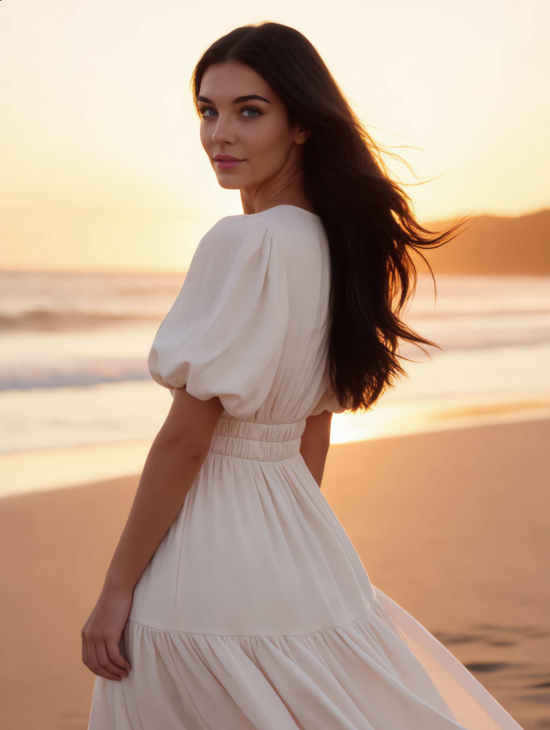 Maxi Jurk V-Hals – Zwierige Zomerjurk Dames