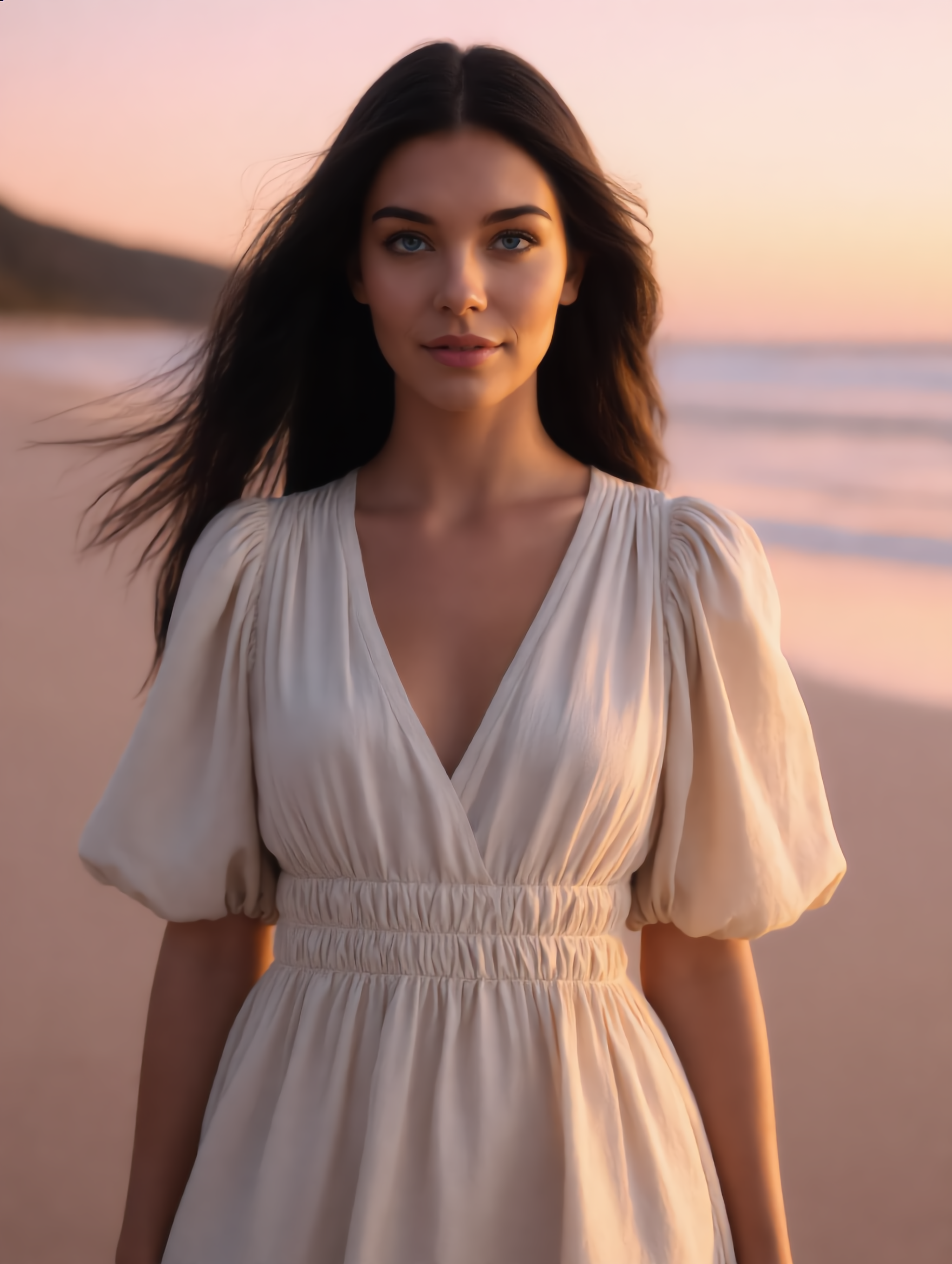 Maxi Jurk V-Hals – Zwierige Zomerjurk Dames