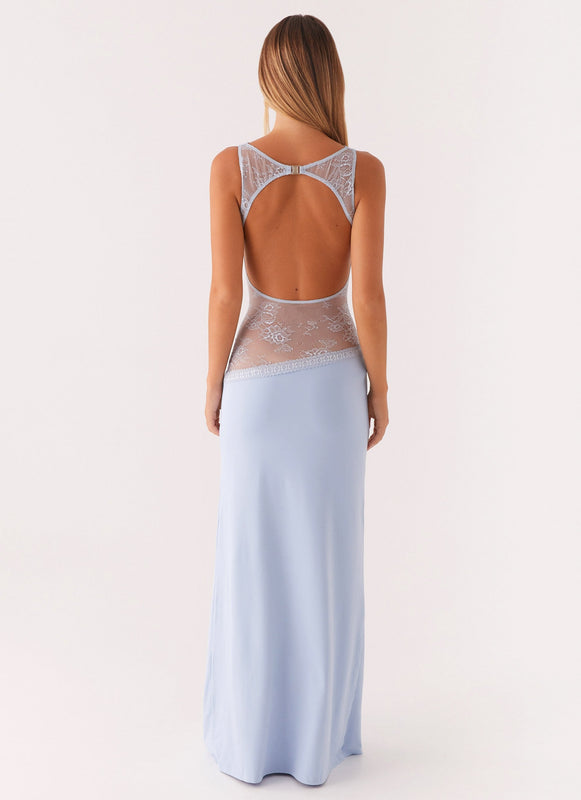 Maxi Jurk Dames – Open Rug Kant Zomerjurk Elegant