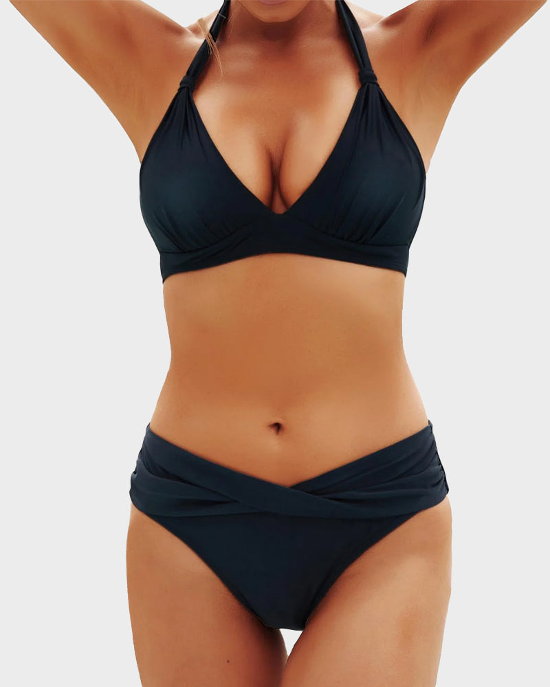 NOVA Bikini Dames – Vintage High-Waist Set met Flatterende Fit